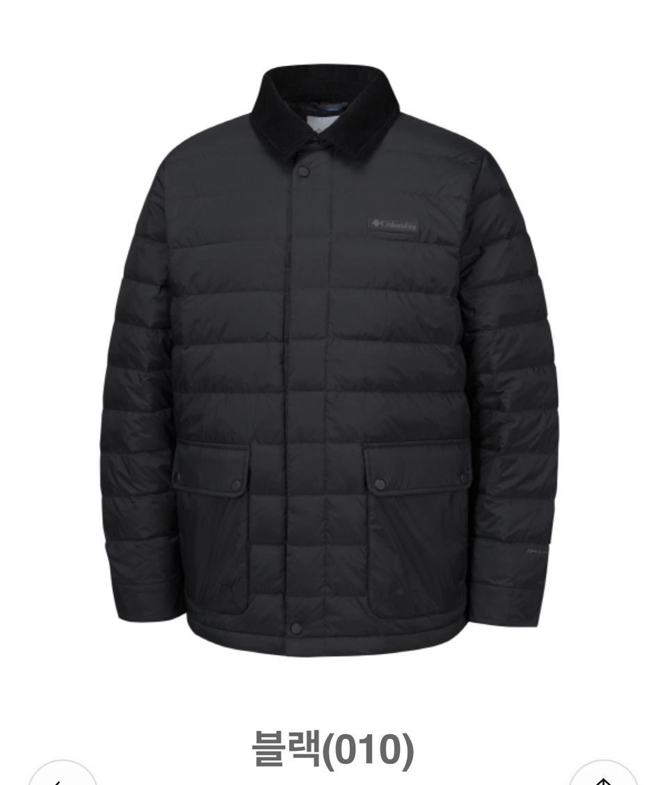 컬럼비아남성 레이크 셔츠 구스다운