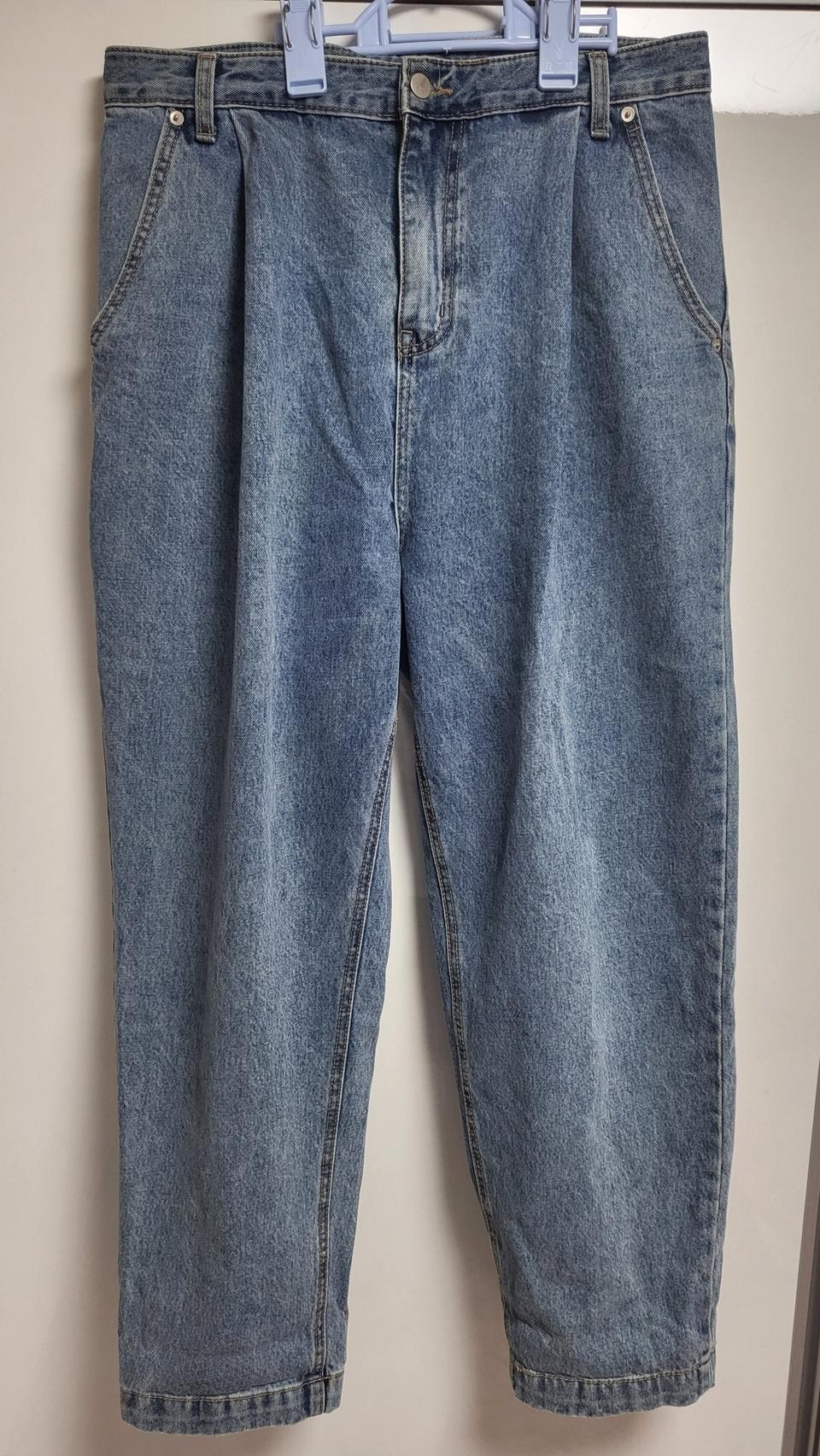 twn 코모도 벌룬 원턱 청바지 32사이즈 팔아요