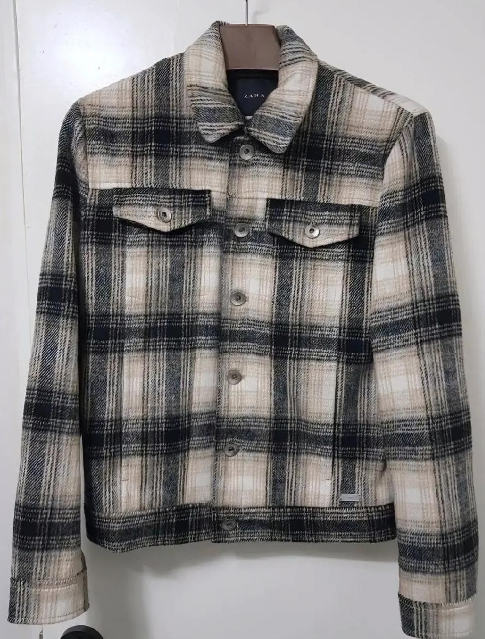 자라 트러커 자켓 /점퍼/블루종