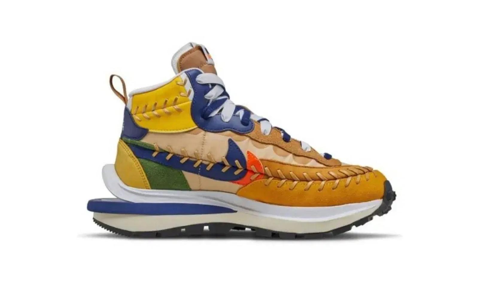 나이키 X 사카이 X 장 폴 고티에 베이퍼와플 세서미 블루 보이드 DH9