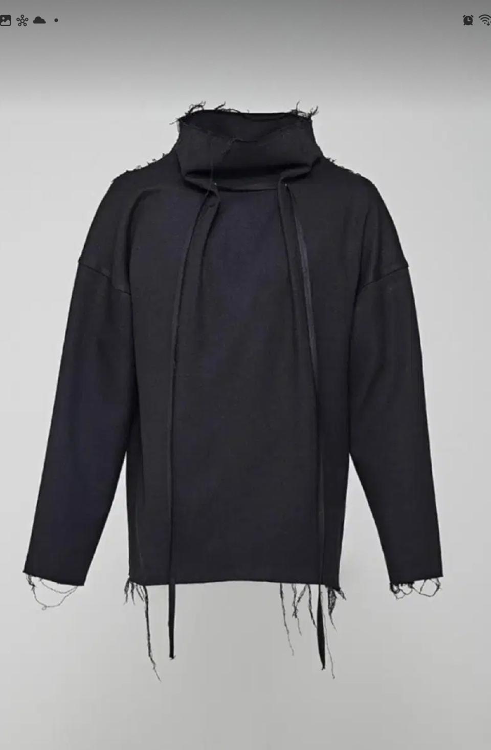 발로렌) 하이넥라인 커팅 맨투맨,셔츠