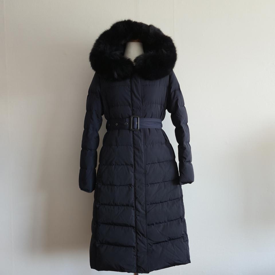 ENC폭스퍼 거위솜털 패딩코트55