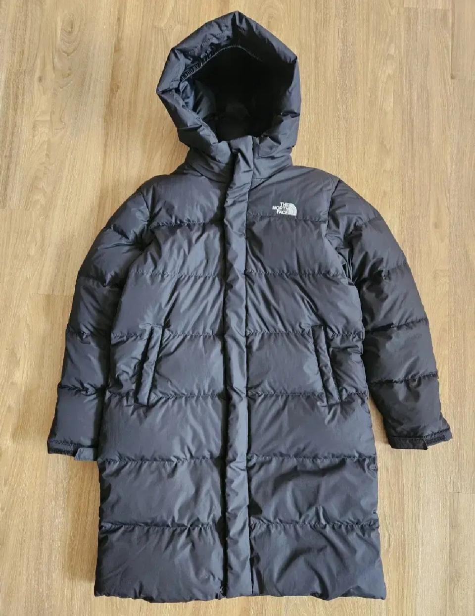 노스페이스 키즈 네오 익스플로링 다운 코트 블랙160