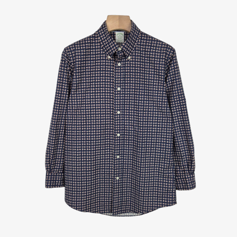 [100] 브룩스 브라더스 네이비 패턴 셔츠