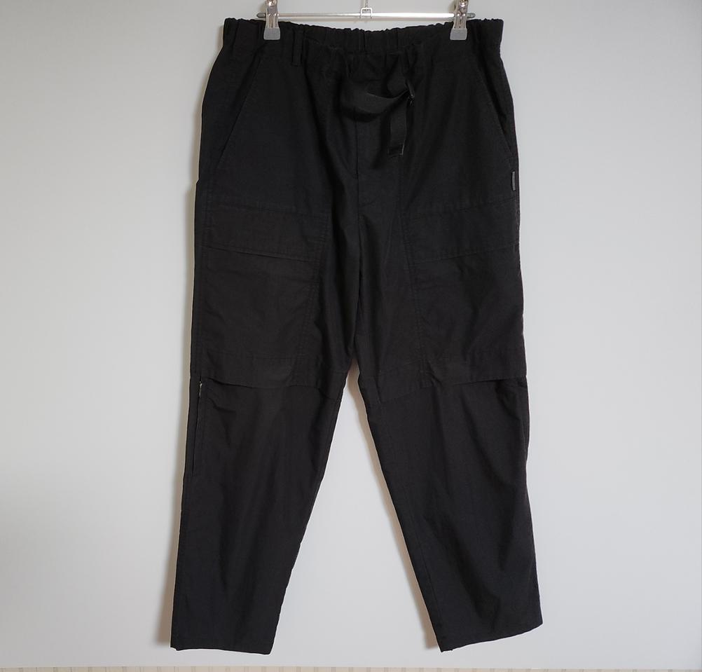 44 준지 블랙 스트랩 카고 팬츠 바지 JC0421P765