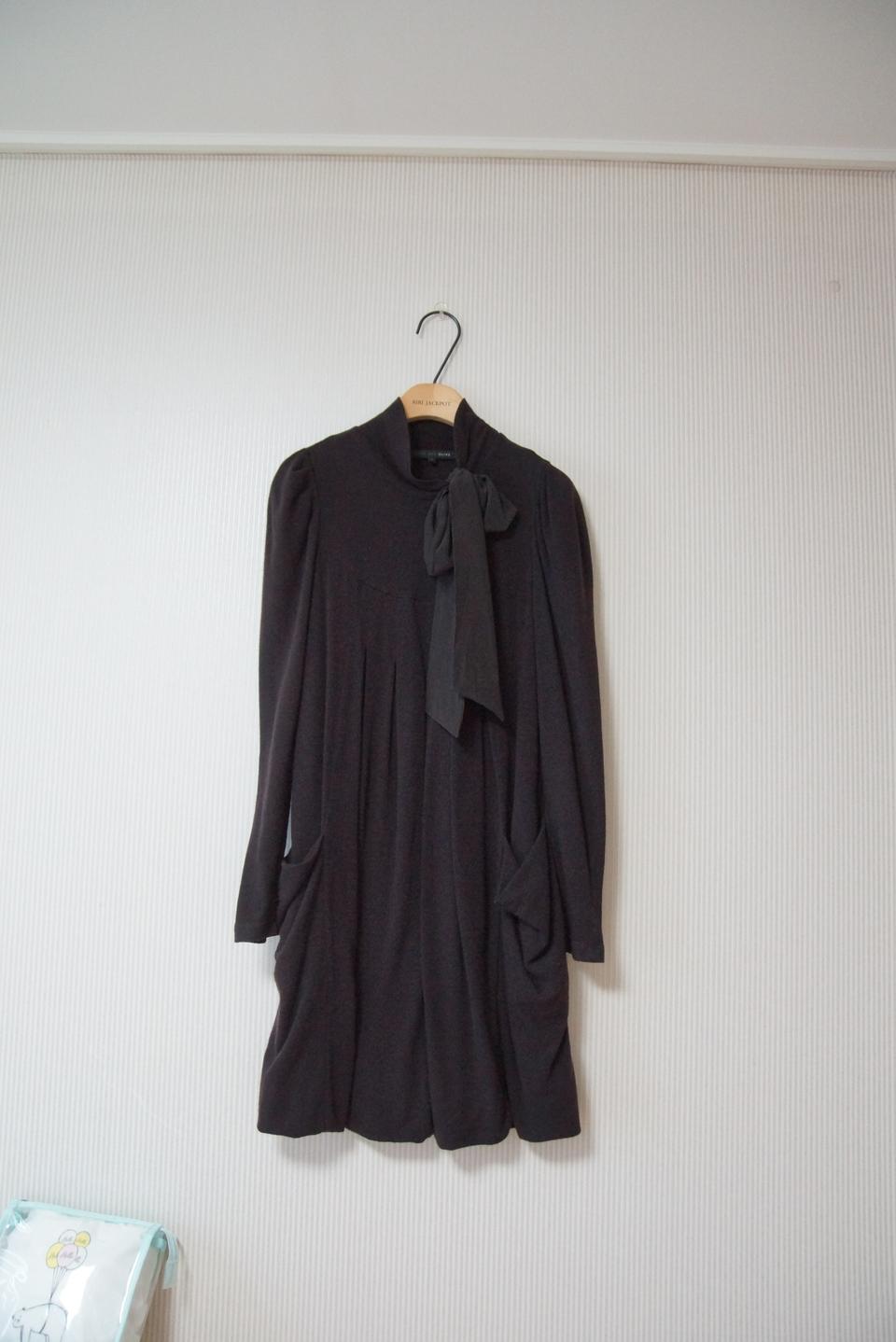 올리브데올리브 고동색 겨울 원피스