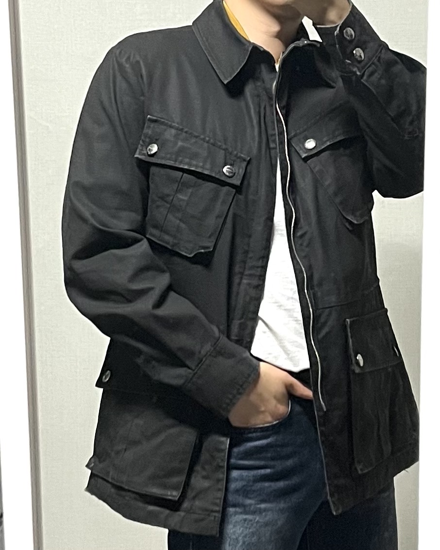 캐서린 햄넷 런던 블랙 헌팅 자켓