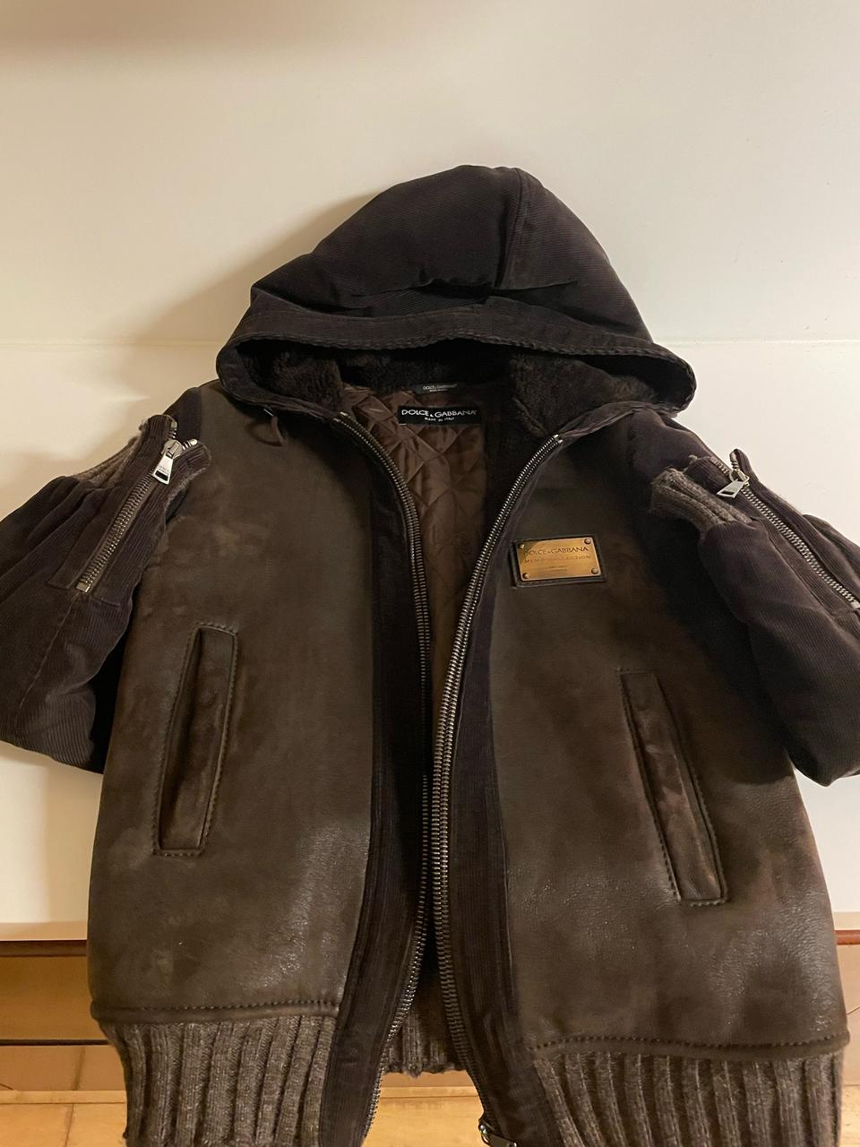 돌체앤가바나양가죽양털자켓