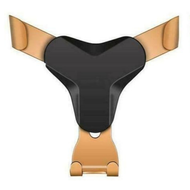 새 금색 차량용 메탈 송풍구 핸드폰 거치대 핸드폰고정 네비 회전 장착  