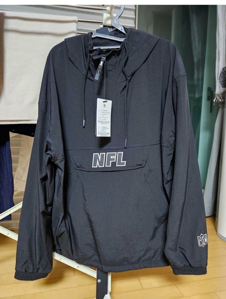NFL 블랙 아노락쟈켓(새상품) 남녀공용