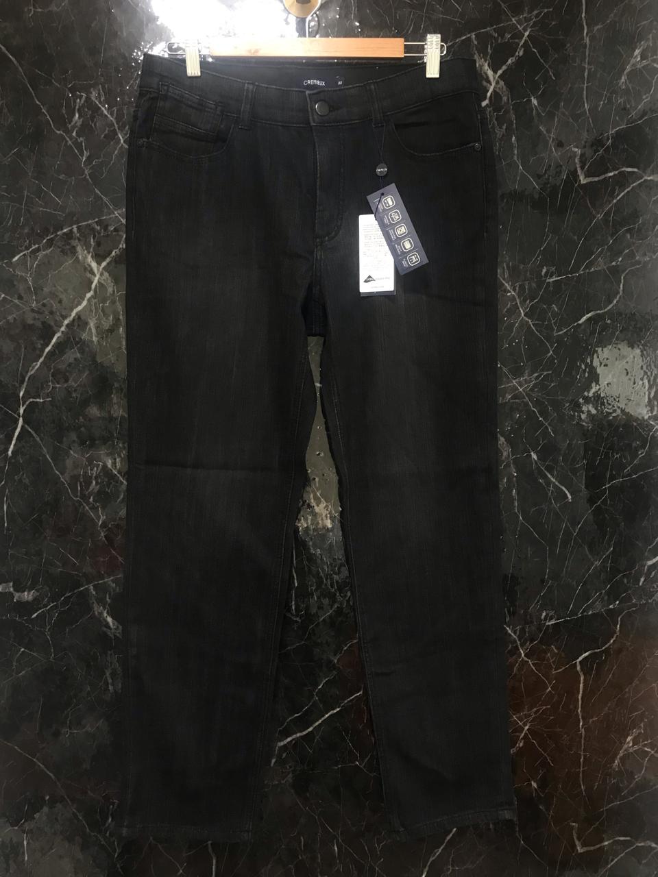 새상품 다니엘크레뮤 약기모 허리밴딩스판 흑청바지 남30.31 33인치