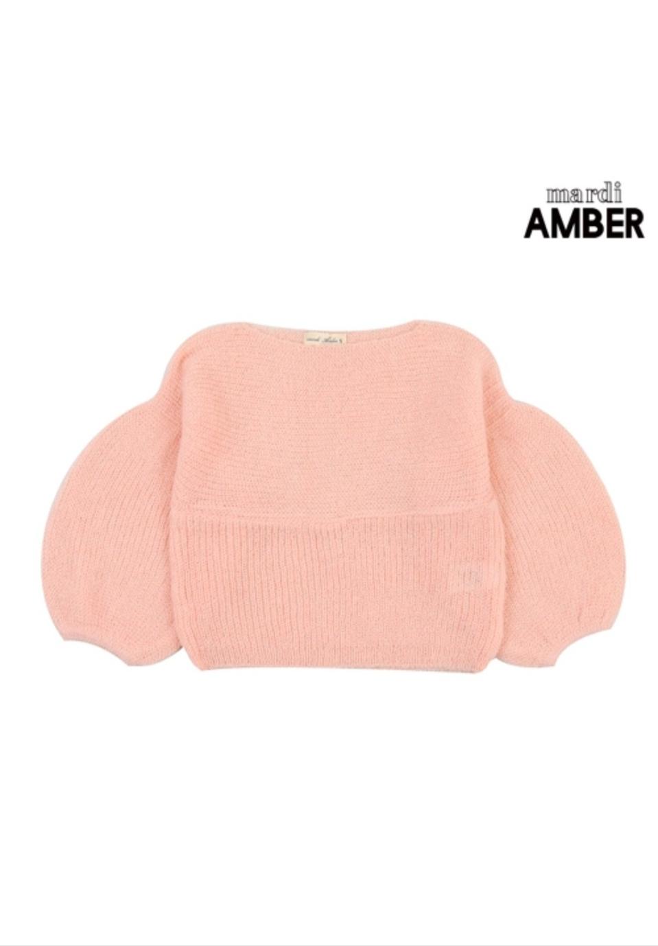 새상품)마르디엠버 땅콩 퍼프 여아 니트
