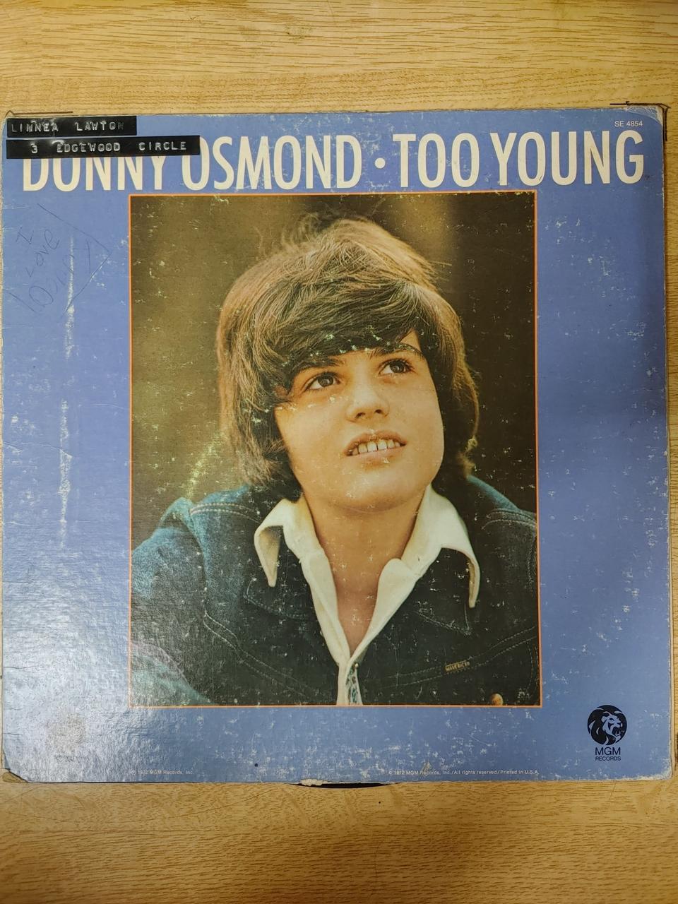 DONNY OSMOND 음반 (LP 턴테이블 오디오 앰프