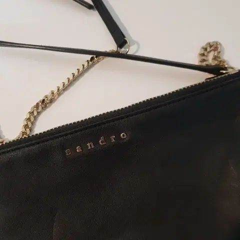 산드로 2포켓 크로스백