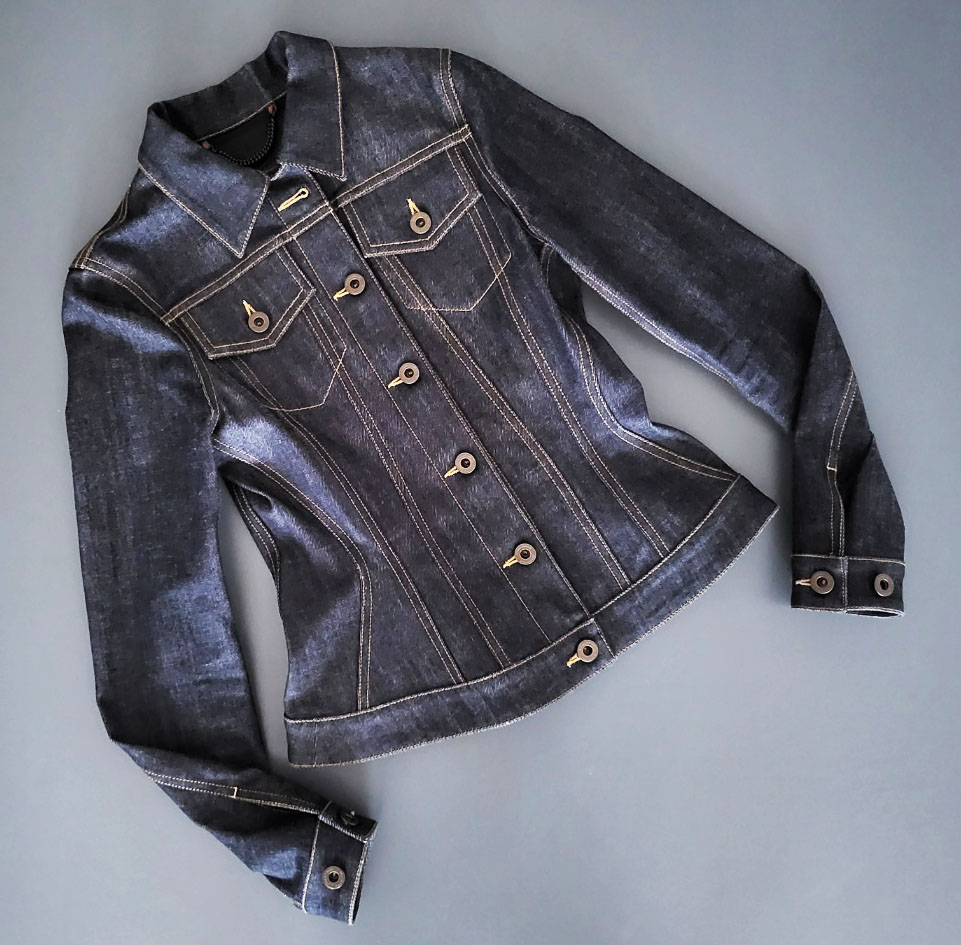 버버리프로섬 생지데님 숏자켓