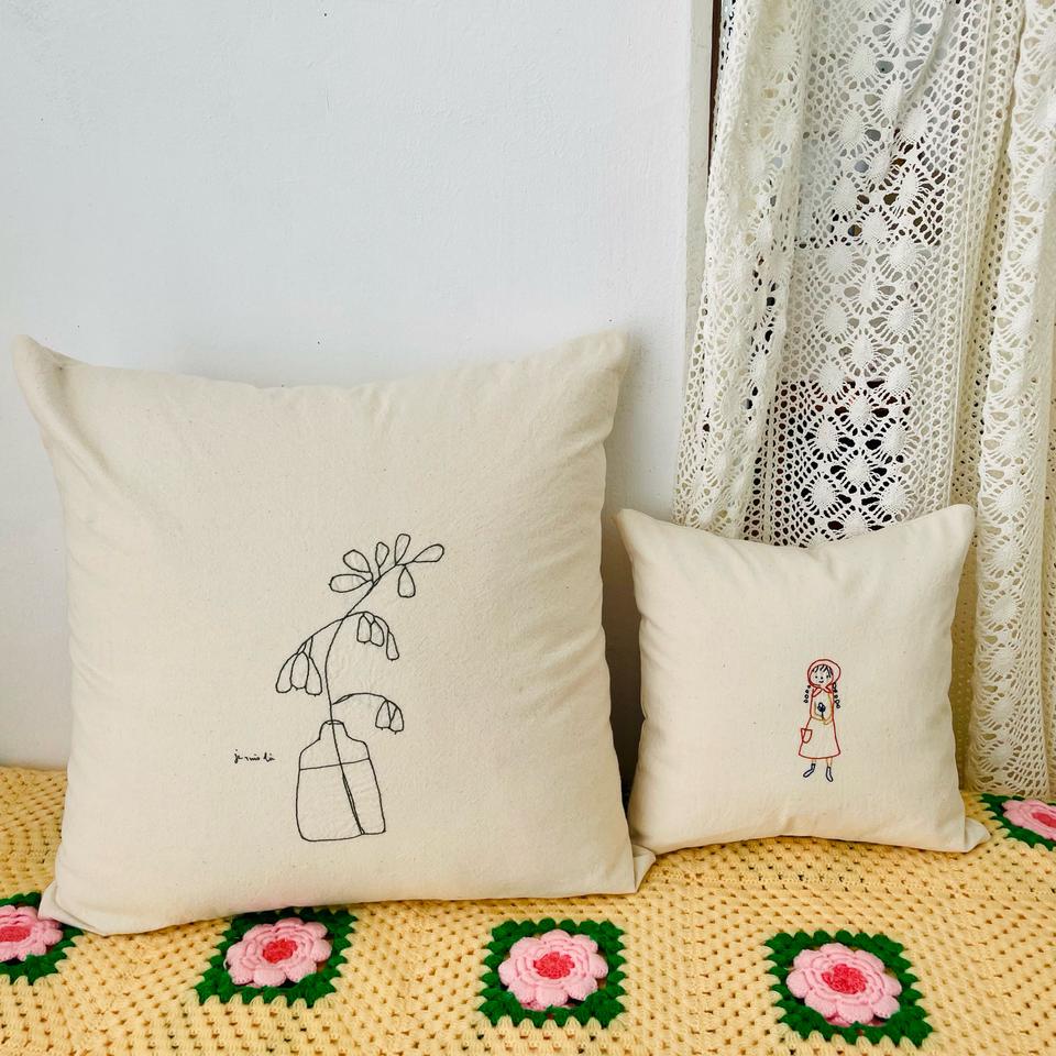 핸드메이드 쿠션커버 50 * 50