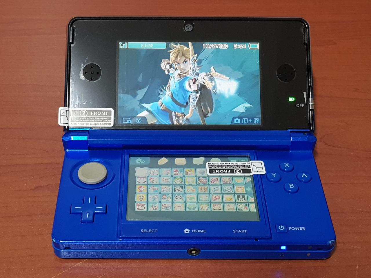 닌텐도 3DS 구작다수 코발트 블루 256G