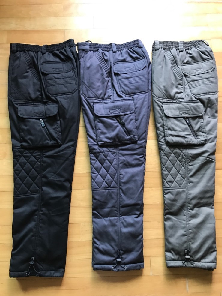 <겨울신상품> 겨울용 면혼방(T/C) 기모안감 솜바지 여러가지