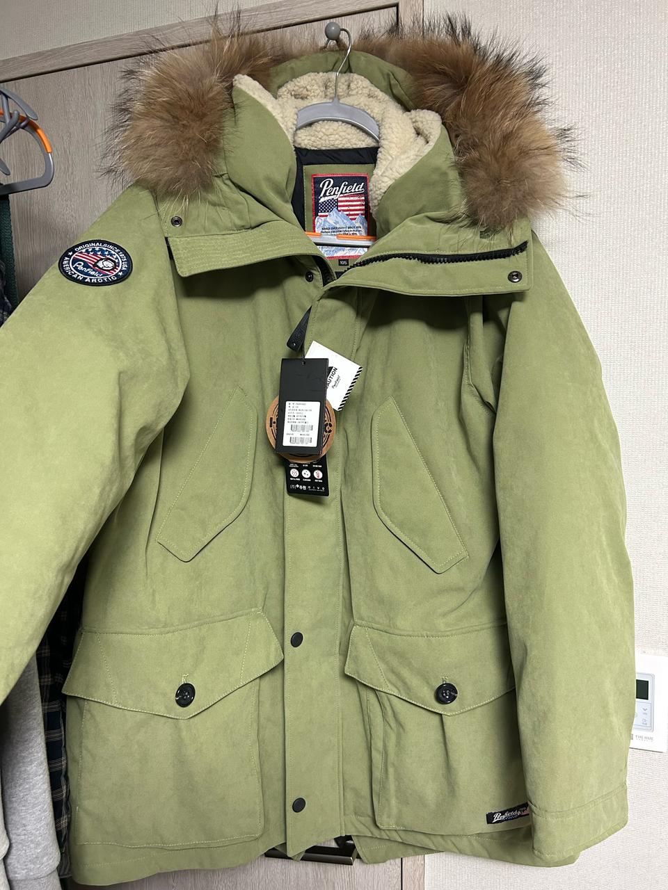 팬필드 야상 패딩(새상품) 판매