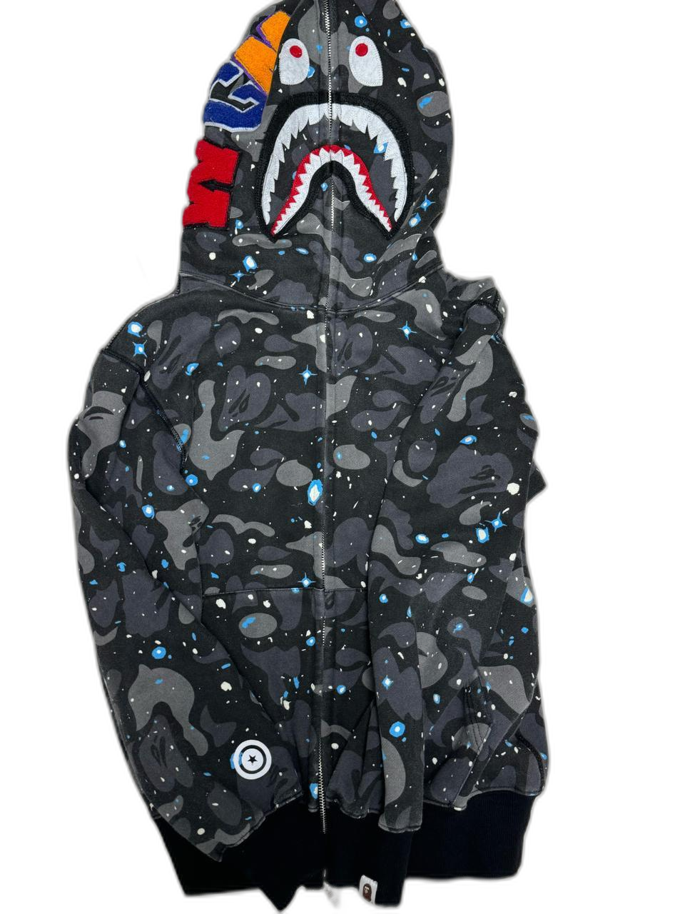 베이프 스페이스 카모 후드집업
