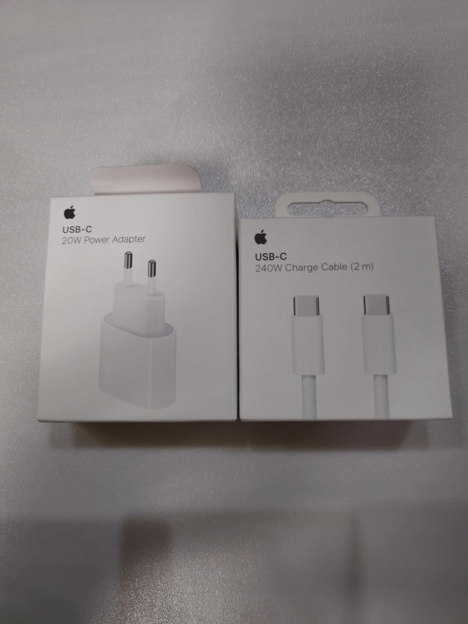 애플 20W 충전기 어댑터 240W CTOC 케이블 세트로 판매 아이폰