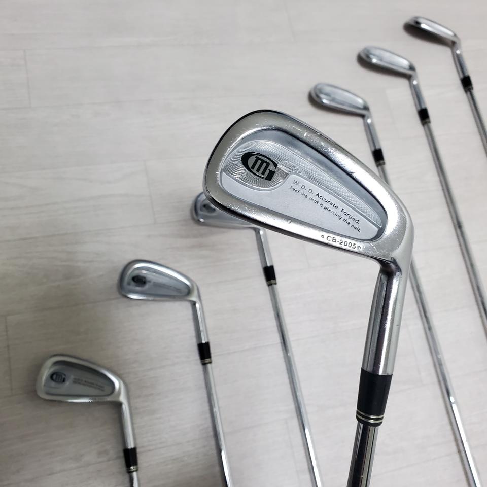 미우라기켄 CB 2005 아이언세트 7개구성세트 스틸샤프트 골프채