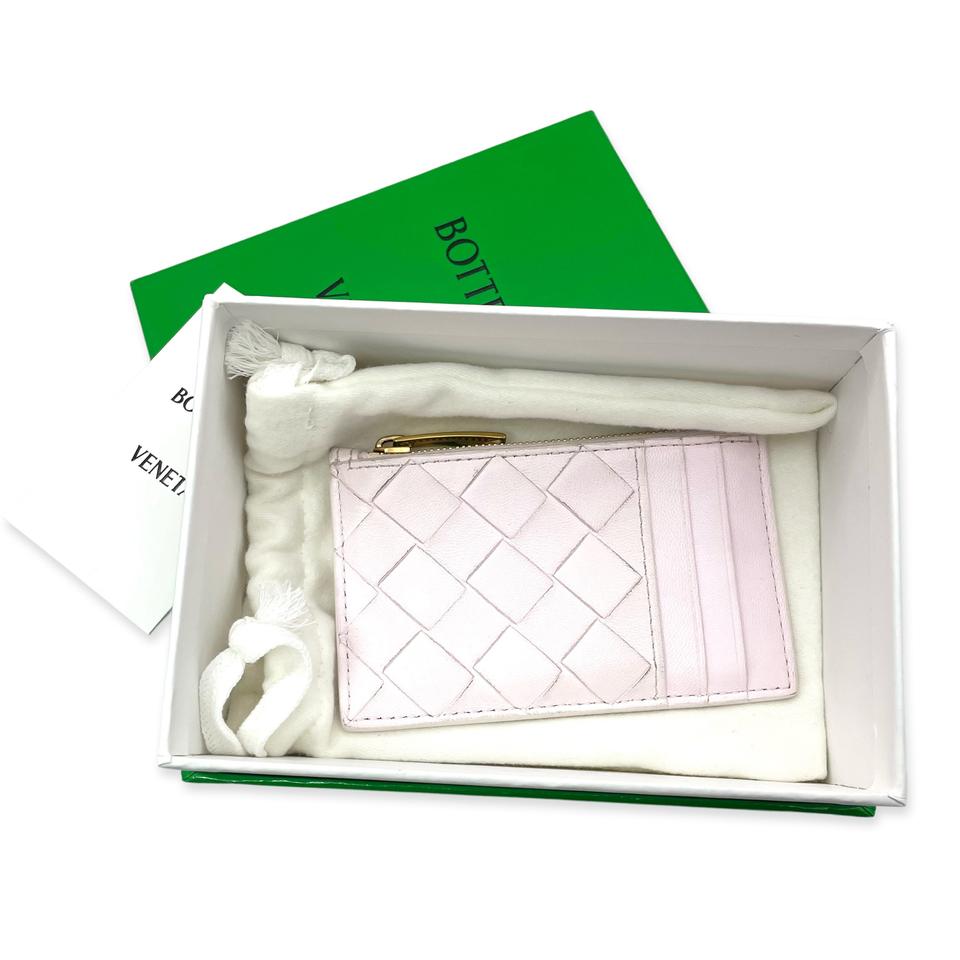 [정품] 보테가베네타 인트레치아토 680613 레더 카드 지갑