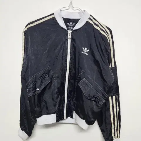 아디다스 올드스쿨 90s 항공점프 바람막이 집업 자켓 블랙 wf62