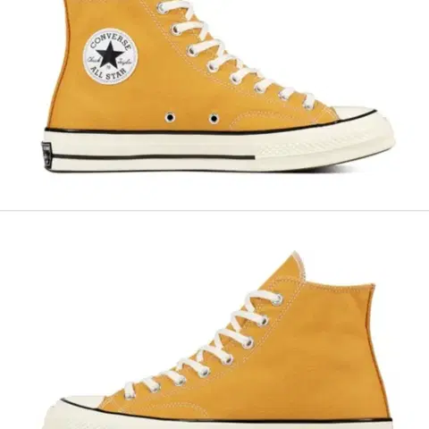 컨버스 척 70 하이 빈티지 캔버스 선플라워 162054c