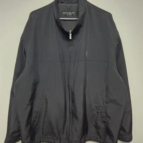 입생로랑 블루종 집업 자켓 바람막이 블랙 mf45