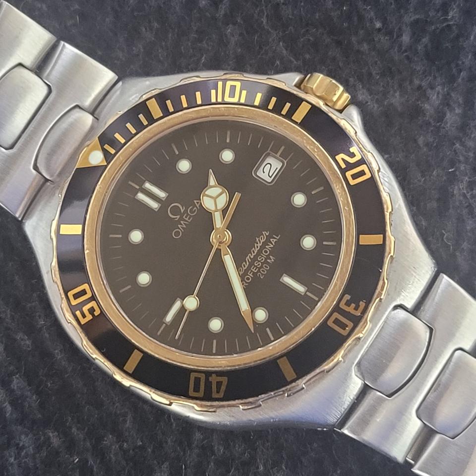 오메가 시마스터 프로페셔널 200M 18K 콤비 흑곰 시계