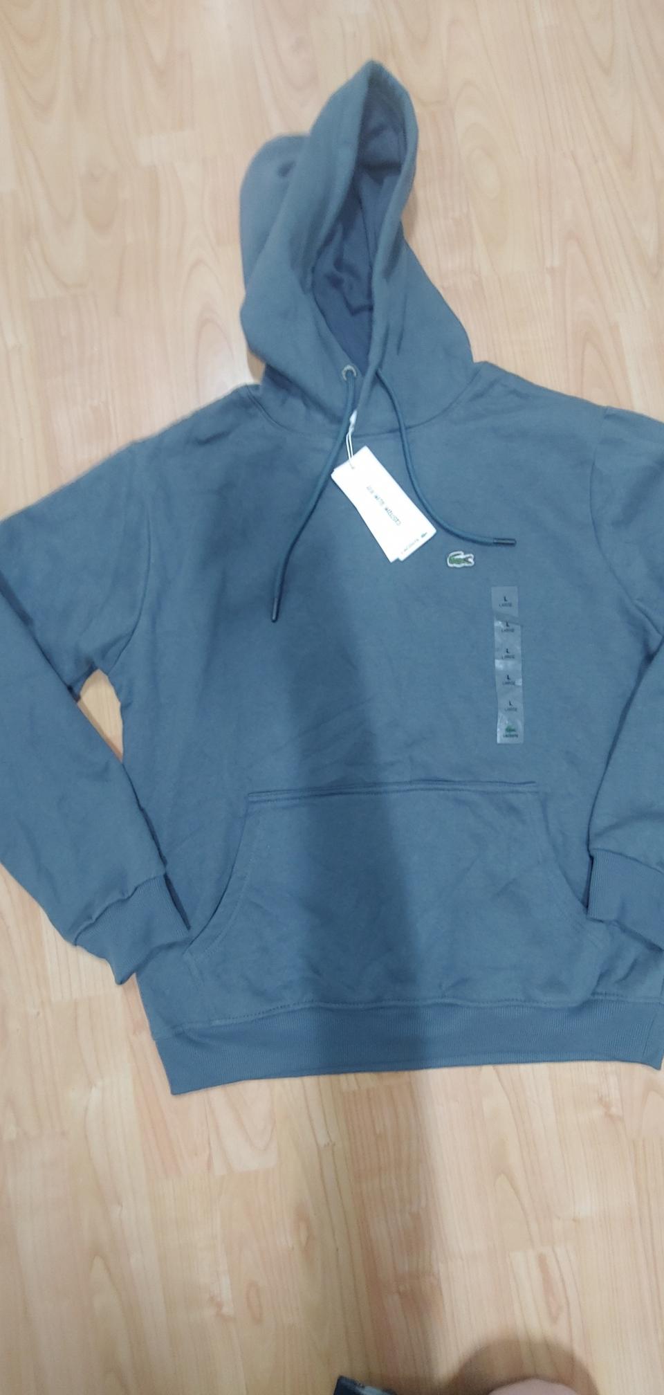 라코스테기모후드티 새상품 L