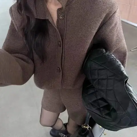 아델 가디건 숏팬츠 투피스세트