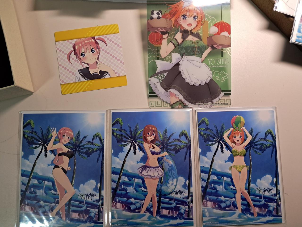 5등분의 신부 굿즈 판매합니다 슈발츠 웨하스 극장판 특전