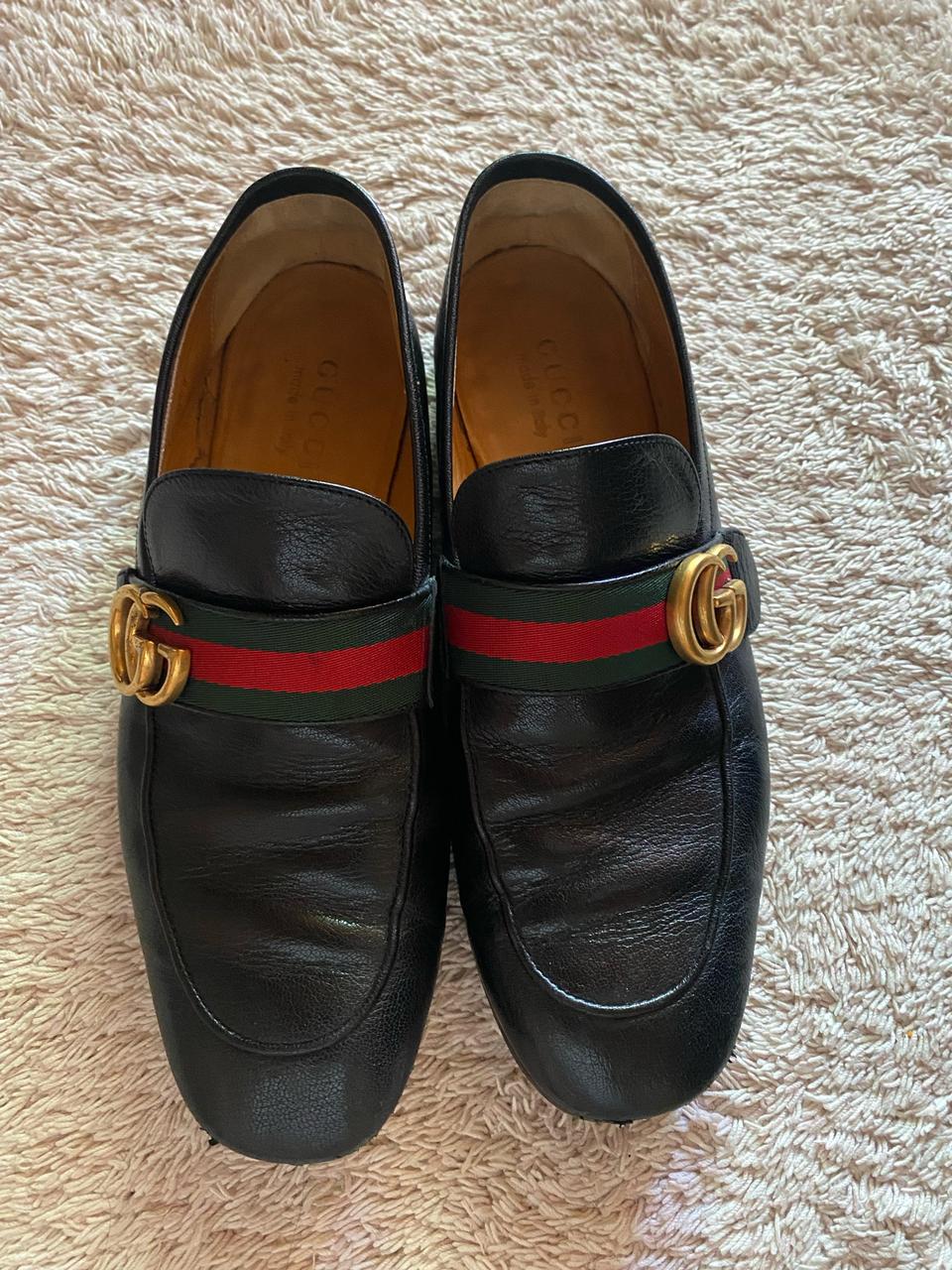 구찌 삼선 더블G로고 구두 남자