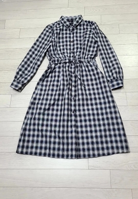 체크 원피스 66(55-66), 미사용