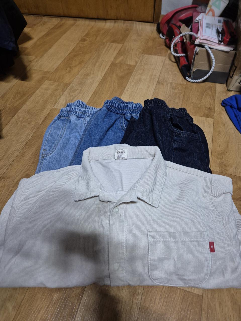 아동복일괄판매 아동의류 7세 아동청바지 아동셔츠 골덴셔츠 아동바지