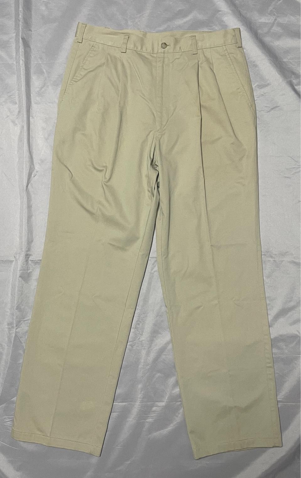 입생로랑 빈티지 투턱 치노팬츠 86 33