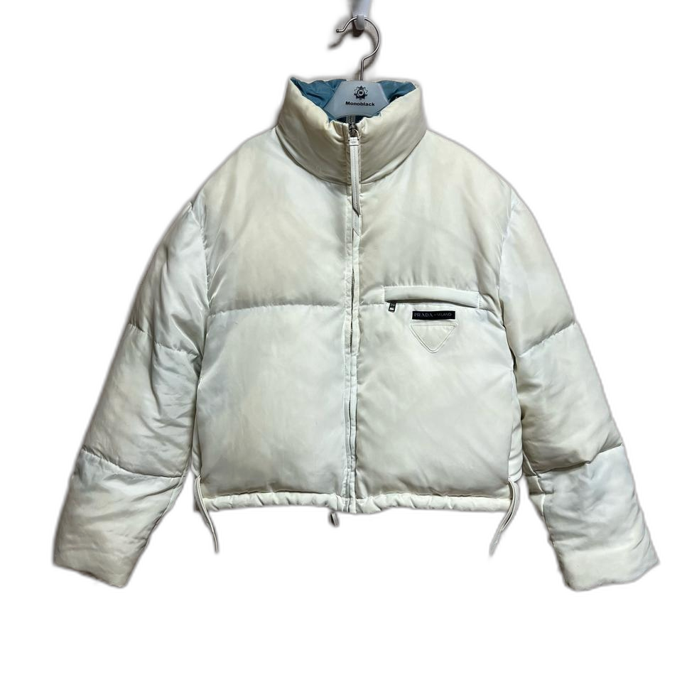 프라다 리나일론 숏패딩(S)