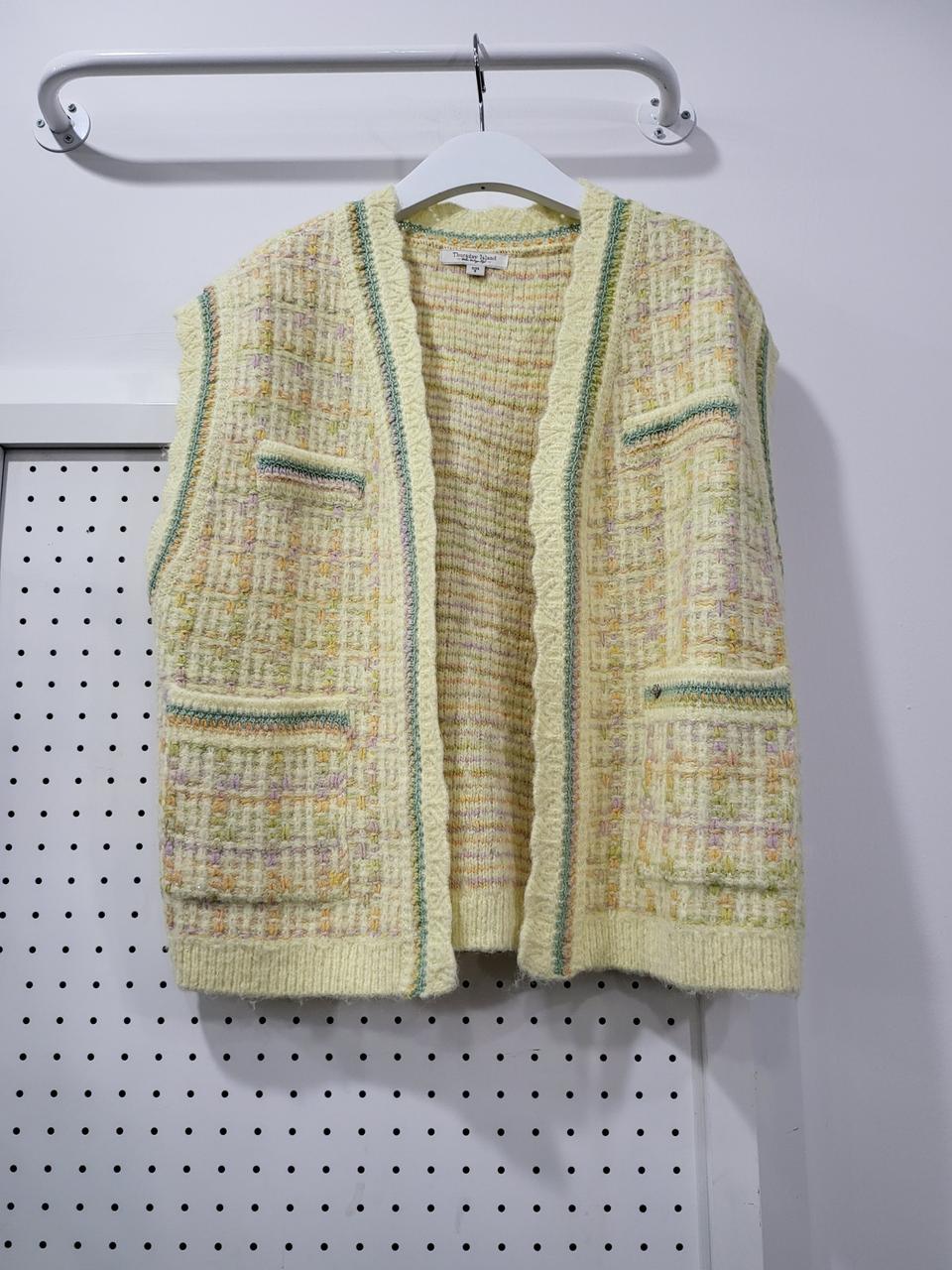 써스데이 아일랜드 여성 니트 조끼