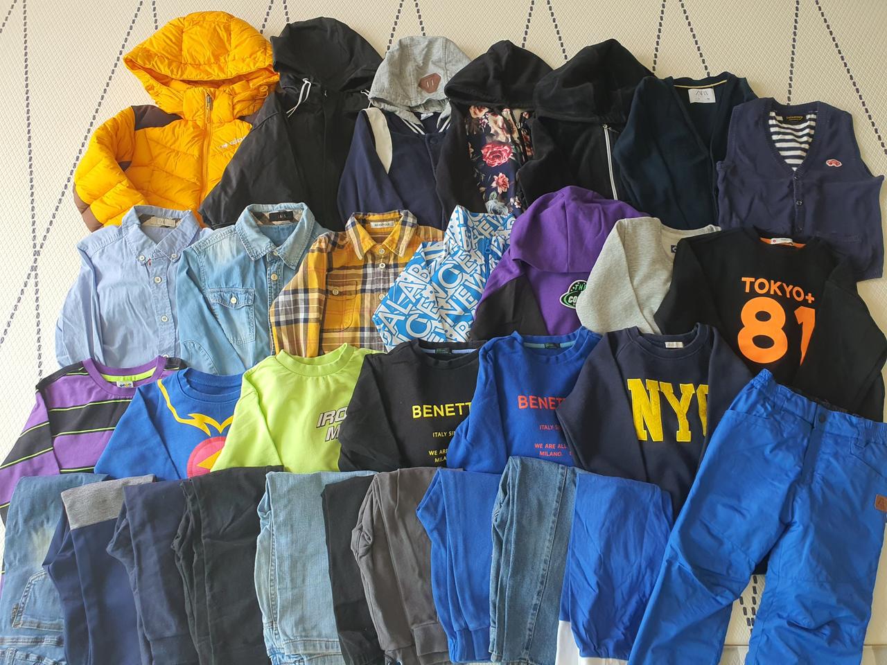 남아 130 사이즈 박스판매 봄가을