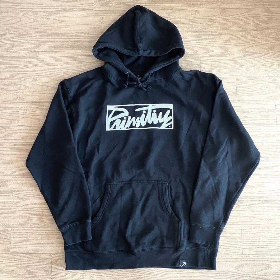 PRIMITIVE 프리미티브 로고 기모 후드티 라지(한국XL)