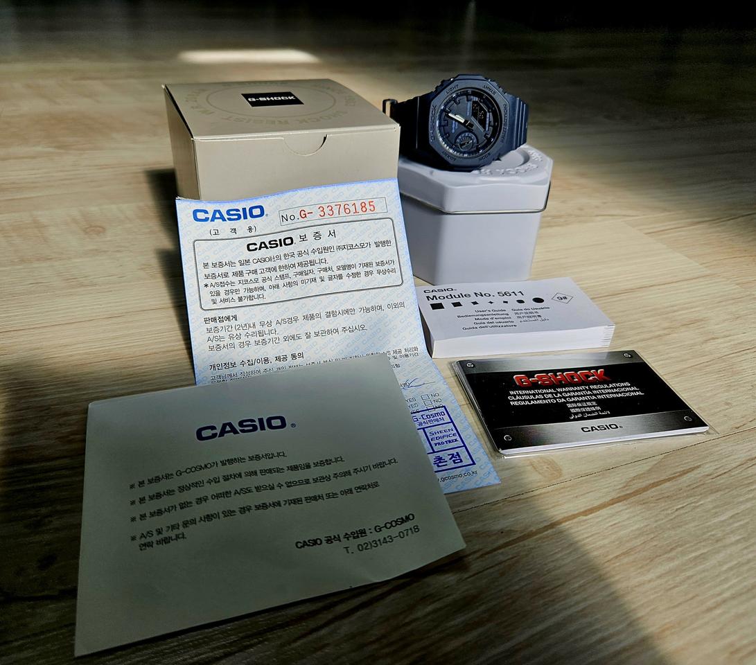 지샥 GMA-S2100ba-2a1dr 팝니다