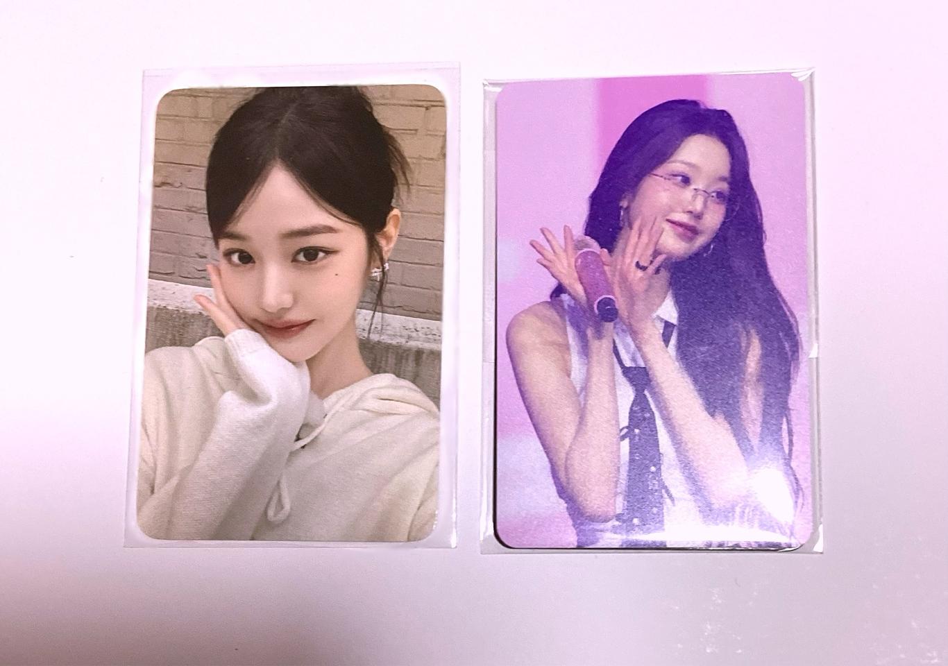 아이브 시네마 팝업 특전 장원영 포카 세트 판매량도