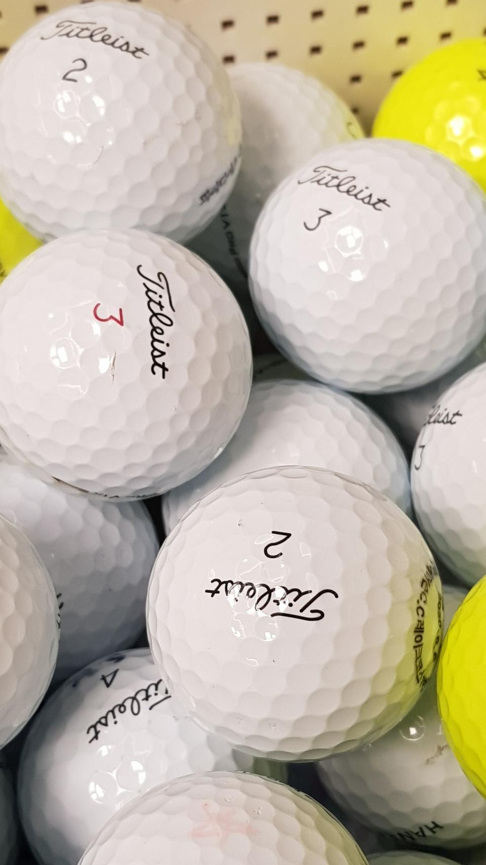 타이틀리스트 3-4피스혼합100개.골프공 로스트볼