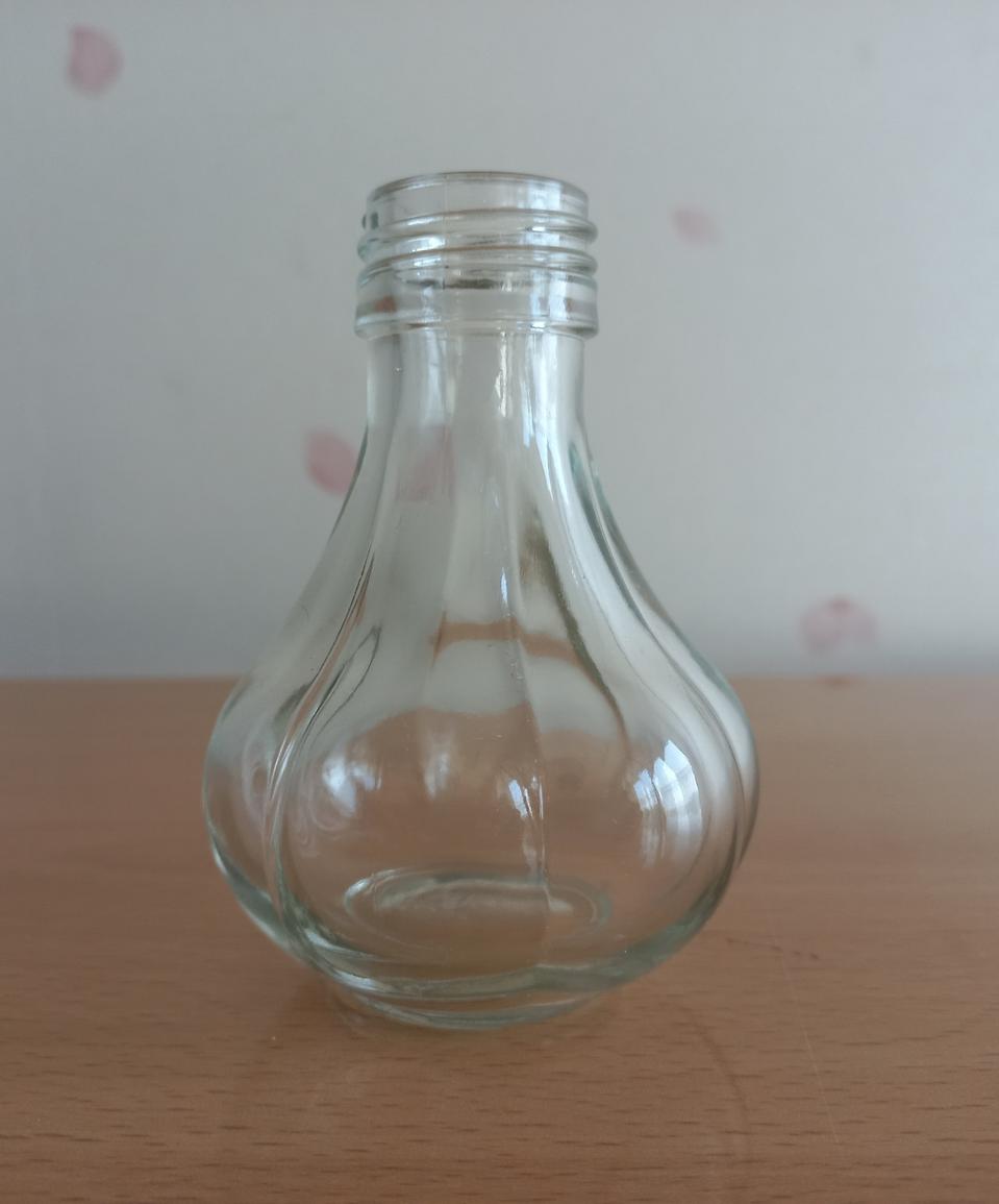미사용 디퓨저 작은 꽃모양 유리 공병 빈병