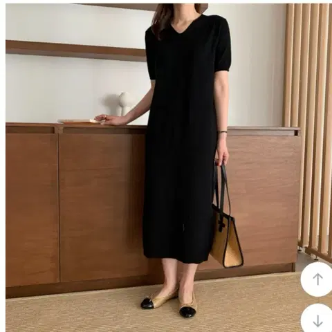 새상품 니트 원피스 끈 탈부착 가능