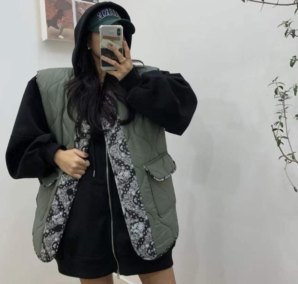 패딩 조끼 걍새거