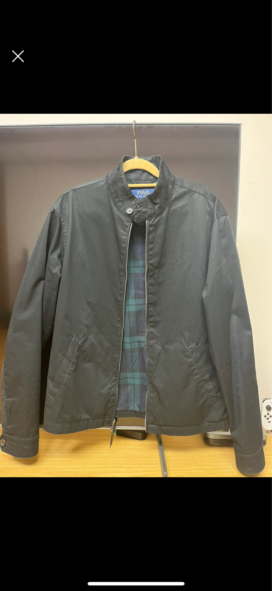 폴로 바라쿠타 (트윌 자켓) 블랙 S