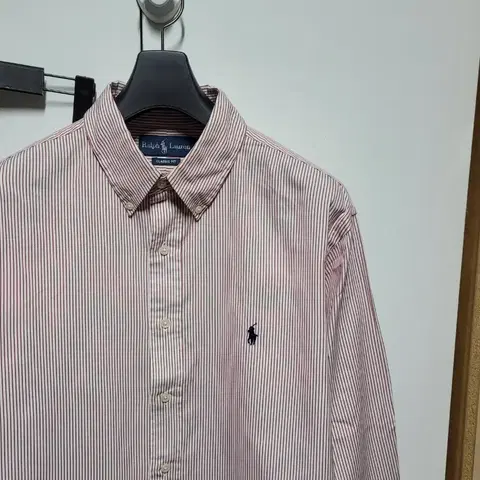 폴로 랄프로렌 핀스트라이프 셔츠 17. 클래식핏 XL